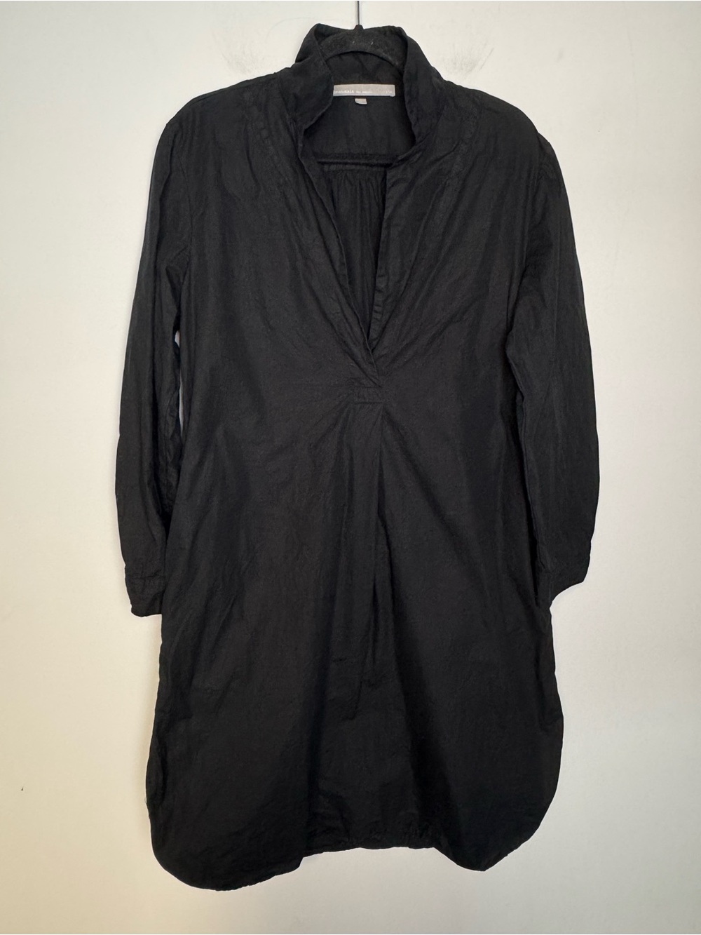 Ocean + Main Black Cotton Tunic Dress L/XL